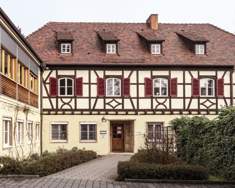 Fachwerkgebäude in der Gartenstraße 7 in Reutlingen - Bild des Gebäudes, in welchem sich die Praxis für Psychotherapie in Reutlingen befindet. 